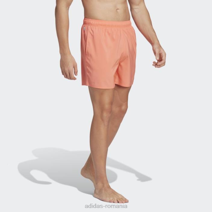 Adidas pantaloni scurți de baie solidi de lungime scurtă coral bărbați coral 2JBN6157