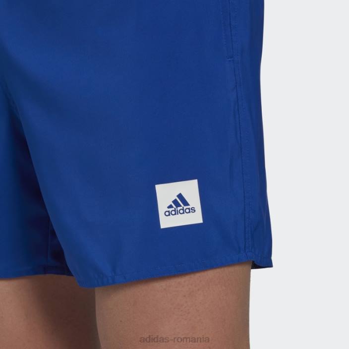 Adidas pantaloni scurți de baie uni de lungime scurtă albastru regal bărbați albastru regal 2JBN13307