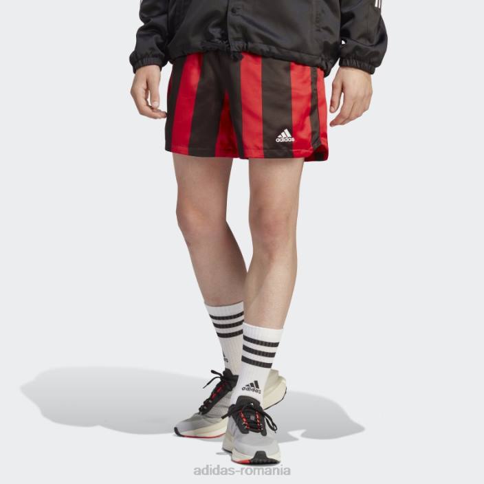 Adidas pantaloni scurți din satin stacojiu adidas bărbați stacojiu 2JBN5076