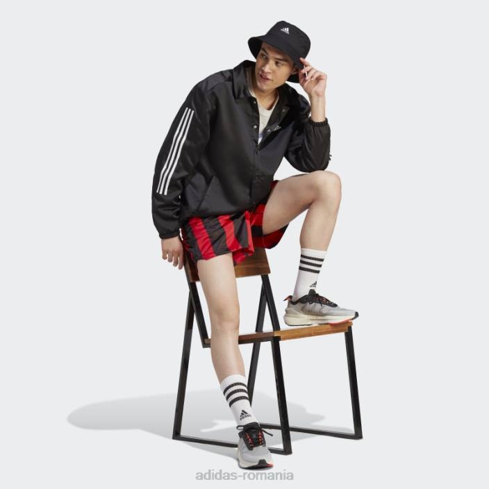 Adidas pantaloni scurți din satin stacojiu adidas bărbați stacojiu 2JBN5076