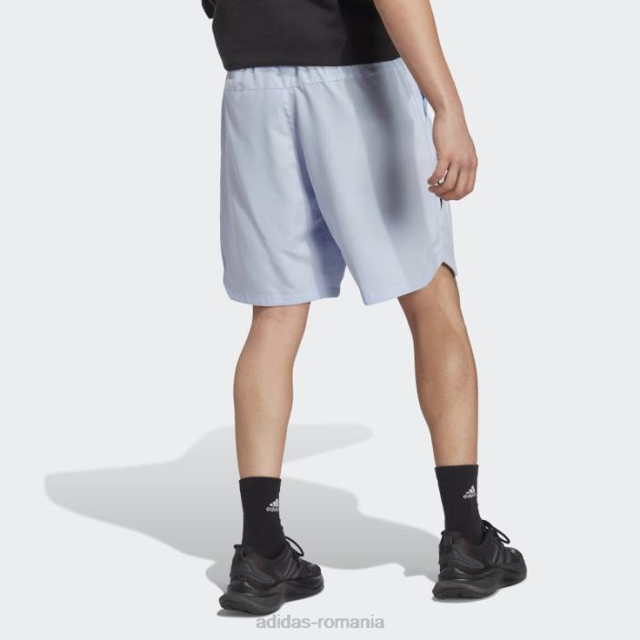 Adidas pantaloni scurți țesuți cu bloc de culoare albastru albastru bărbați albastru zori/negru 2JBN5831