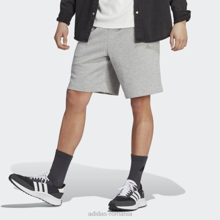Adidas pantaloni scurți gri mediu all szn french terry bărbați gri mediu 2JBN5819