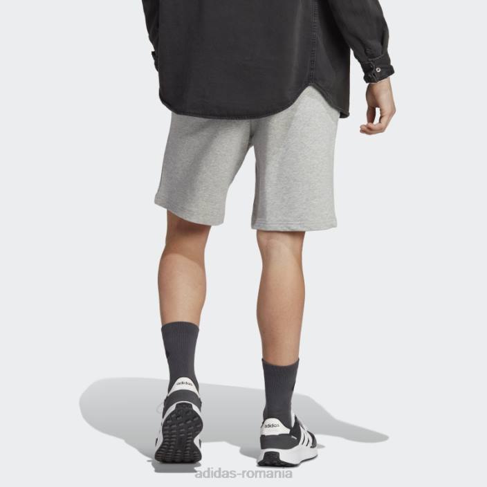Adidas pantaloni scurți gri mediu all szn french terry bărbați gri mediu 2JBN5819