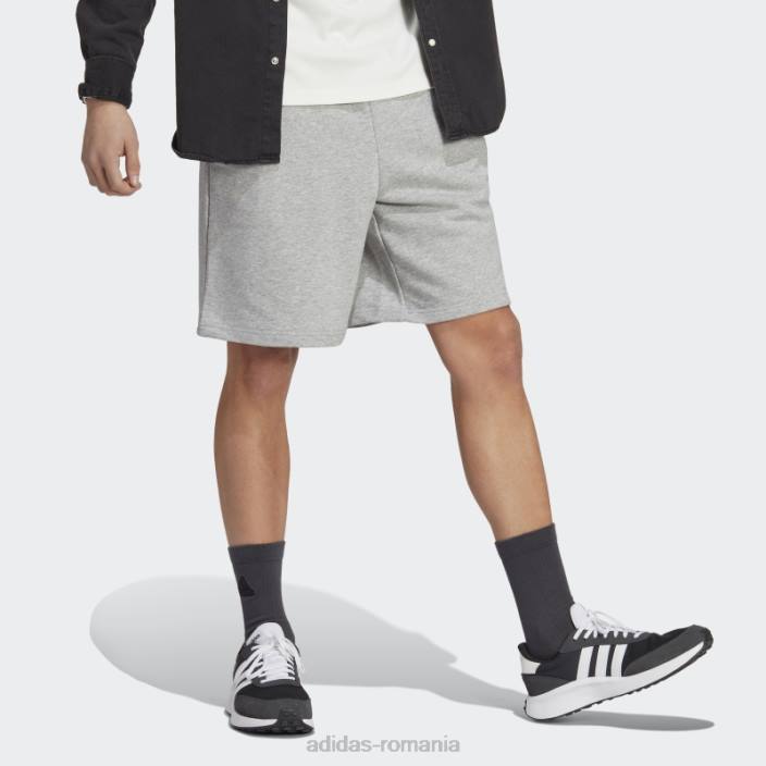 Adidas pantaloni scurți gri mediu all szn french terry bărbați gri mediu 2JBN5819