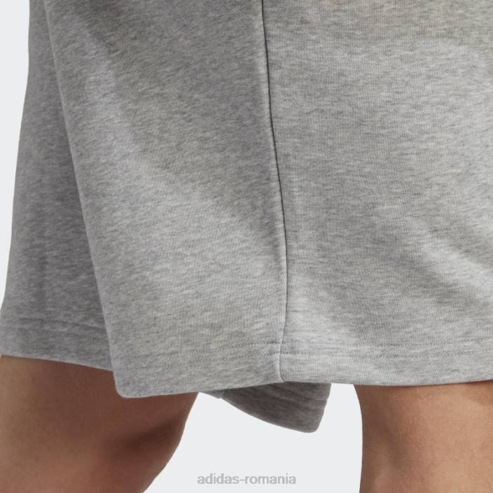 Adidas pantaloni scurți gri mediu all szn french terry bărbați gri mediu 2JBN5819