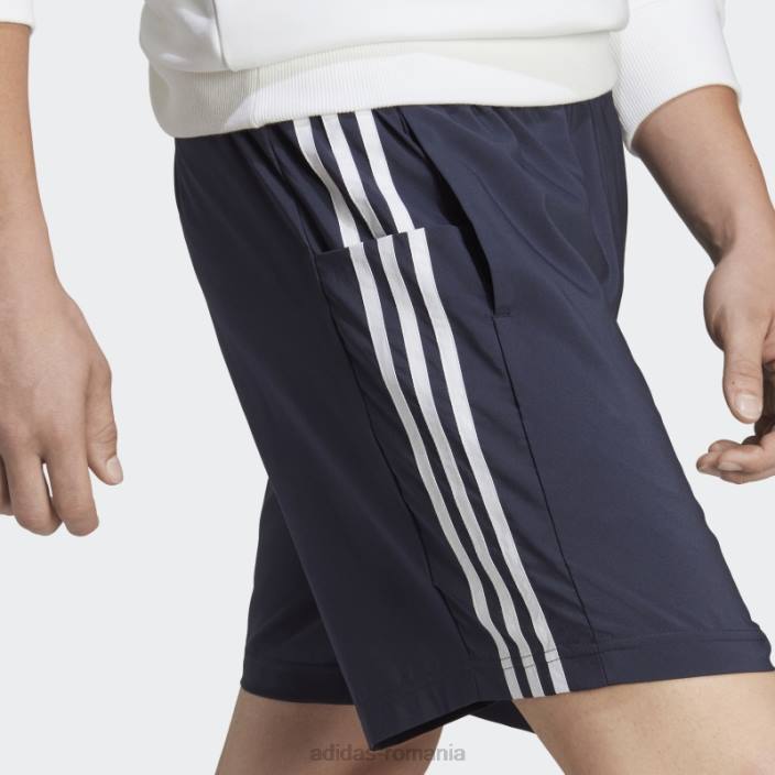 Adidas pantaloni scurți ink aeroready essentials chelsea cu 3 dungi bărbați cerneală/alb 2JBN13193