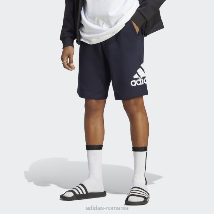 Adidas pantaloni scurți ink essentials logo mare french terry bărbați cerneală 2JBN5867