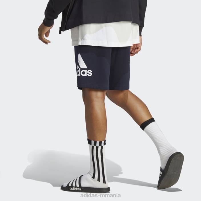 Adidas pantaloni scurți ink essentials logo mare french terry bărbați cerneală 2JBN5867