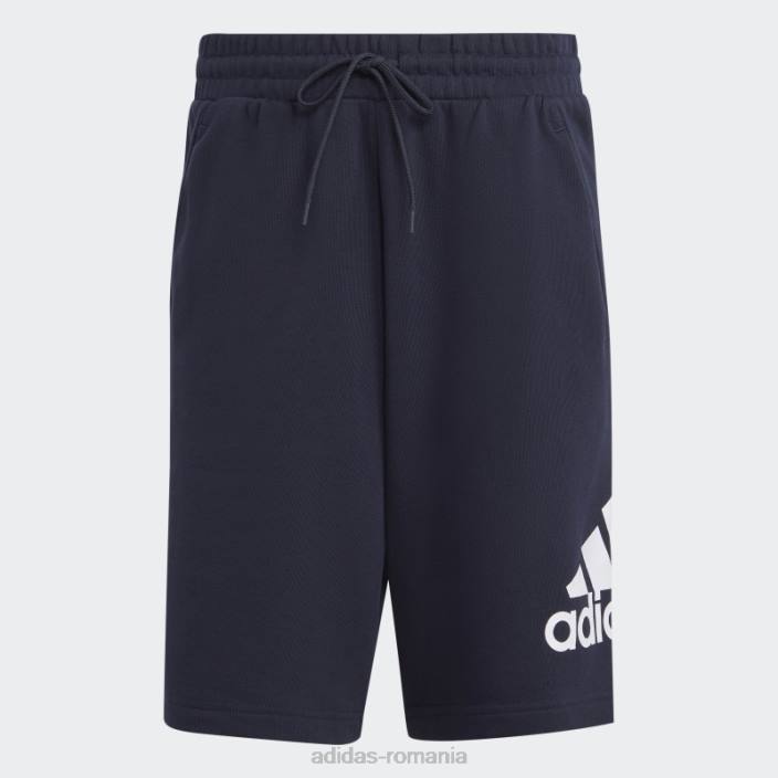 Adidas pantaloni scurți ink essentials logo mare french terry bărbați cerneală 2JBN5867