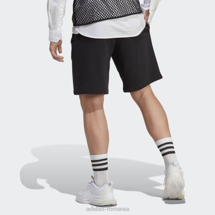 Adidas pantaloni scurți negri all szn french terry bărbați negru 2JBN4972