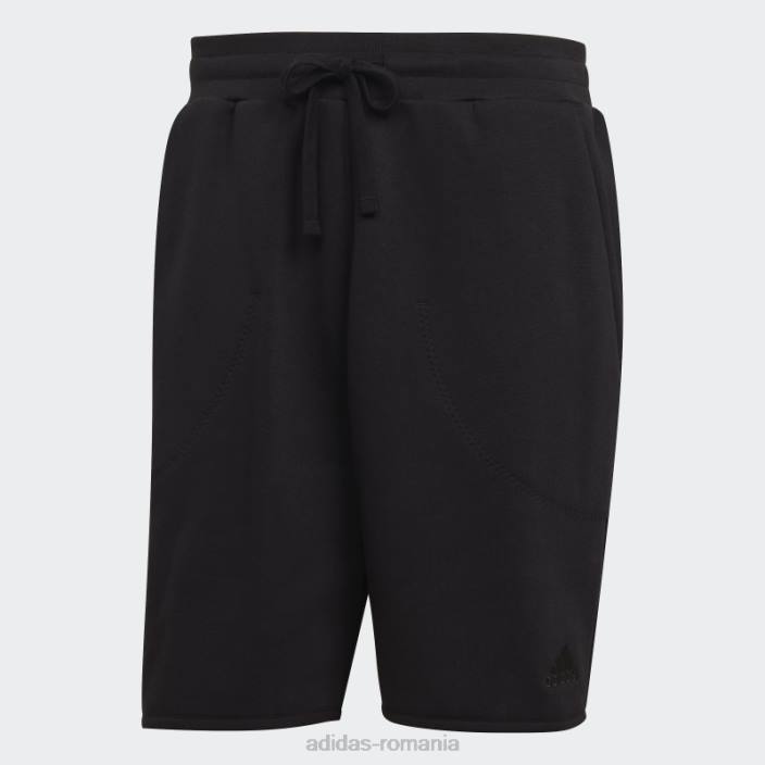 Adidas pantaloni scurți studio lounge fleece negru adidas bărbați negru 2JBN6984