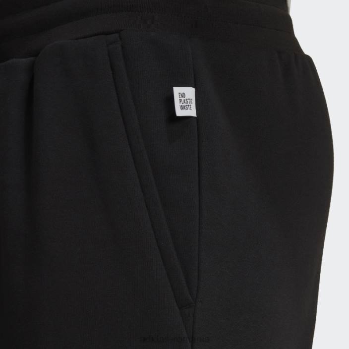 Adidas pantaloni scurți studio lounge fleece negru adidas bărbați negru 2JBN6984