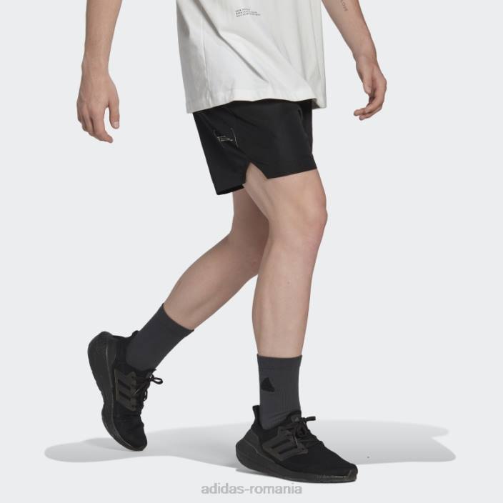 Adidas pantaloni scurți tech negru fashion bărbați negru 2JBN968