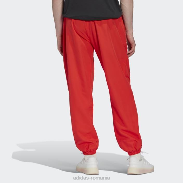 Adidas pantaloni tesuti la moda rosie bărbați roșu 2JBN1081