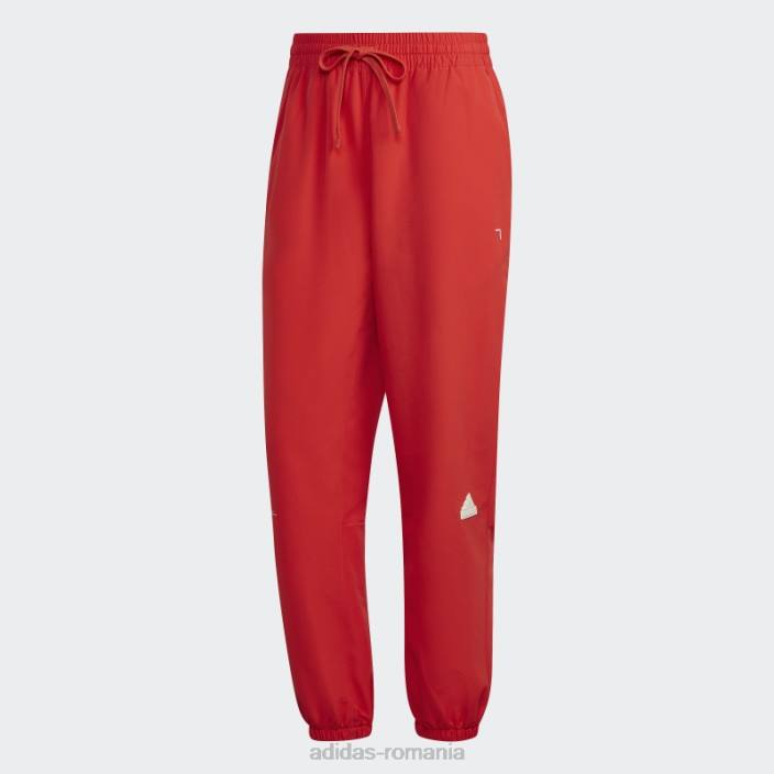 Adidas pantaloni tesuti la moda rosie bărbați roșu 2JBN1081