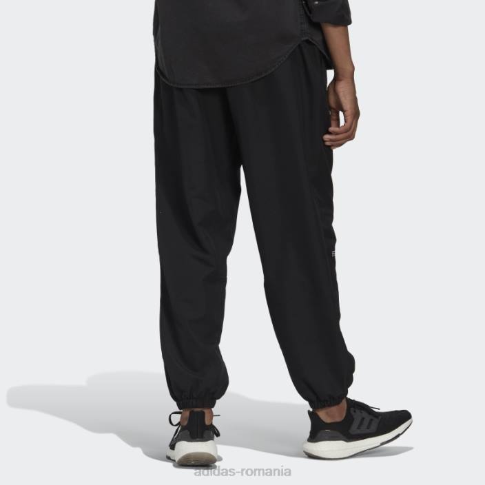 Adidas pantaloni tesuti negri adidas bărbați negru 2JBN7068