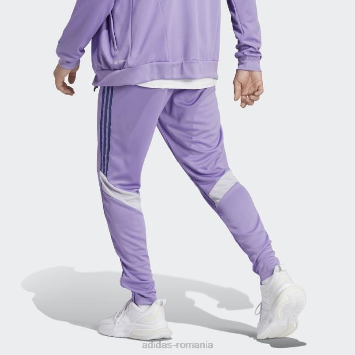 Adidas pantaloni violet tiro bărbați violet 2JBN5728