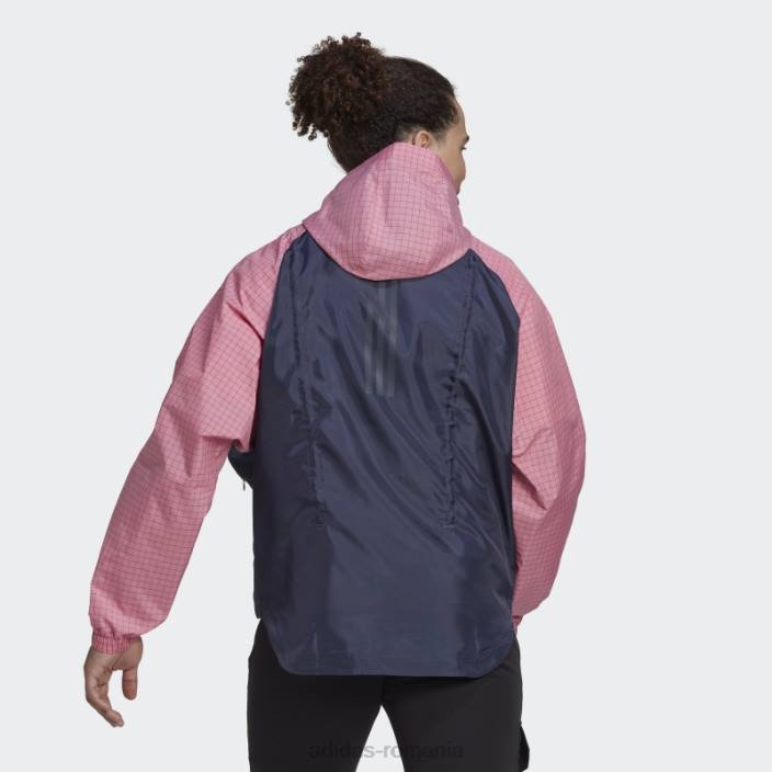 Adidas parca de vant x-city roz bărbați roz/marine 2JBN15002
