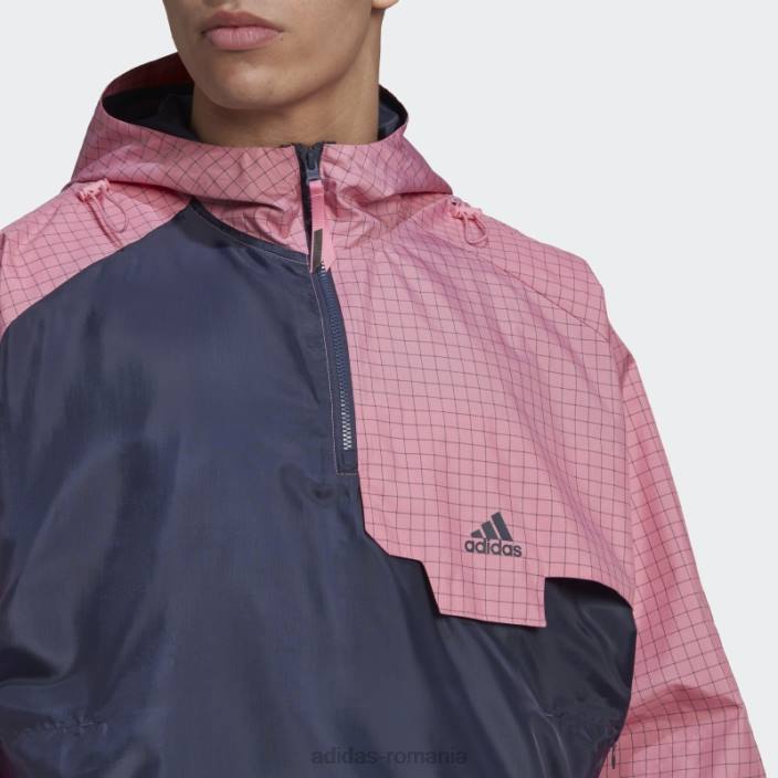 Adidas parca de vant x-city roz bărbați roz/marine 2JBN15002