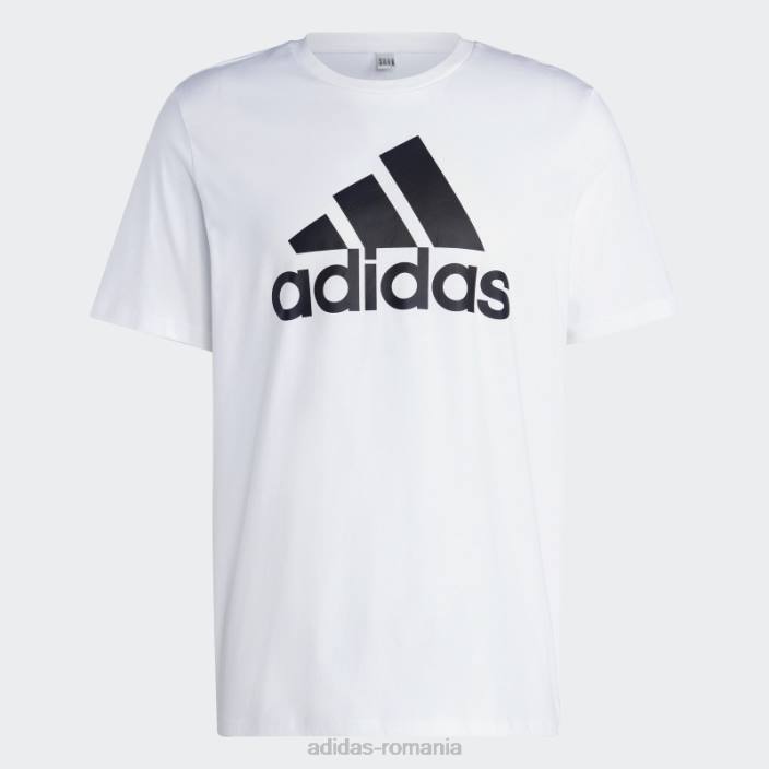 Adidas tricou cu logo mare din tricou alb essentials bărbați alb 2JBN3628