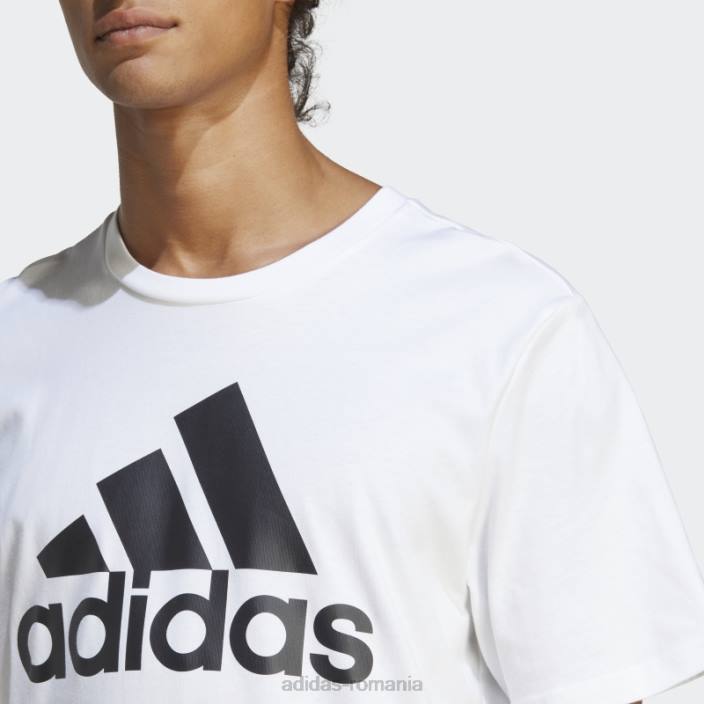 Adidas tricou cu logo mare din tricou alb essentials bărbați alb 2JBN3628