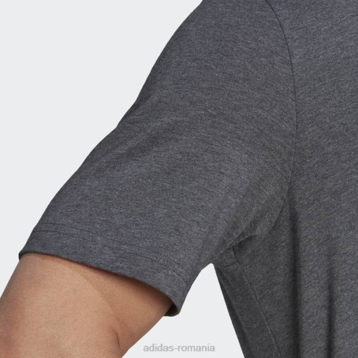 Adidas tricou cu logo mare essentials gri inchis heather adidas bărbați gri închis alb/cai 2JBN5304