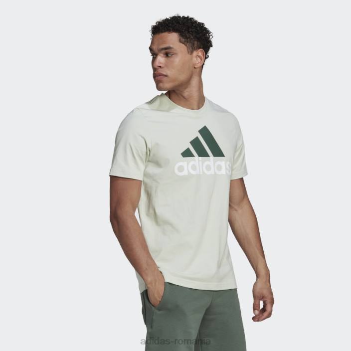 Adidas tricou cu logo mare essentials verde adidas bărbați oxid verde/verde 2JBN7080