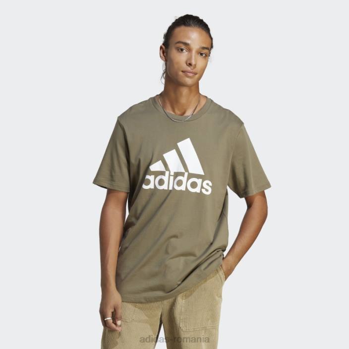 Adidas tricou cu logo mare olive essentials bărbați măsline 2JBN905