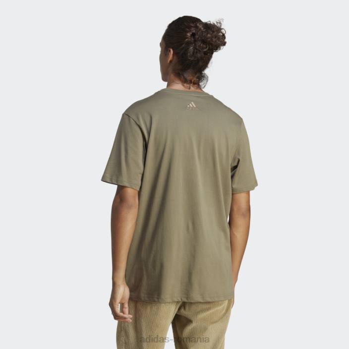 Adidas tricou cu logo mare olive essentials bărbați măsline 2JBN905