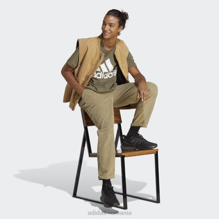 Adidas tricou cu logo mare olive essentials bărbați măsline 2JBN905