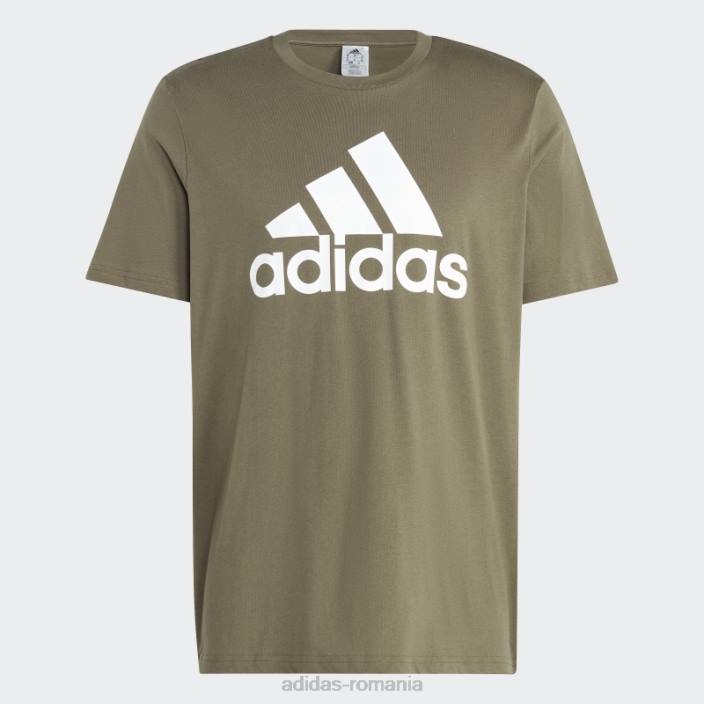 Adidas tricou cu logo mare olive essentials bărbați măsline 2JBN905