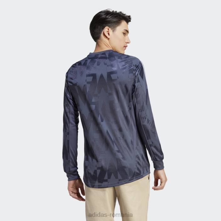 Adidas tricou cu mânecă lungă tiro bleumarin bărbați zori bleumarin/albastru 2JBN5768