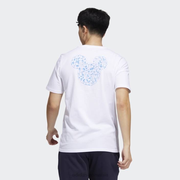 Adidas tricou cu mânecă scurtă disney sport alb bărbați alb 2JBN14606