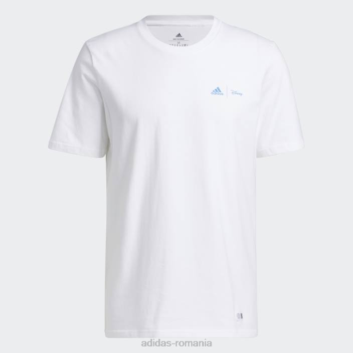 Adidas tricou cu mânecă scurtă disney sport alb bărbați alb 2JBN14606