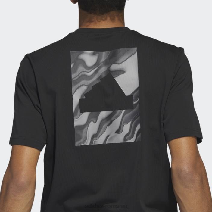 Adidas tricou cu mânecă scurtă grafică future icons fashion negru bărbați negru 2JBN5810