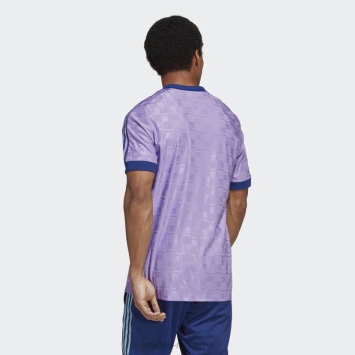 Adidas tricou cu mânecă scurtă tiro violet adidas bărbați violet 2JBN5328