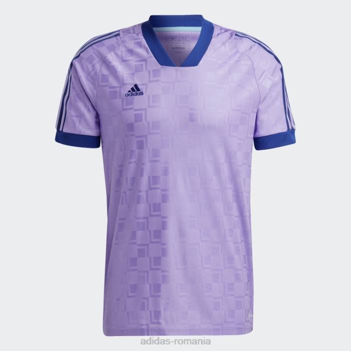 Adidas tricou cu mânecă scurtă tiro violet adidas bărbați violet 2JBN5328