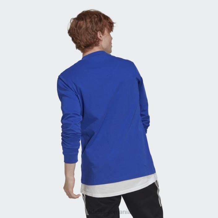Adidas tricou cu maneca lunga albastru bărbați albastru 2JBN7346
