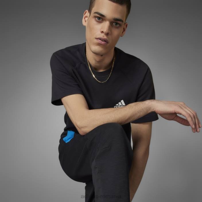 Adidas tricou d4m negru bărbați negru/albastru șoc 2JBN15260