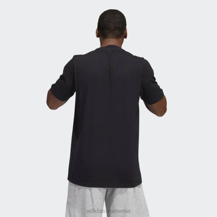 Adidas tricou dynamic sport cu buzunar grafic negru adidas bărbați negru 2JBN14808