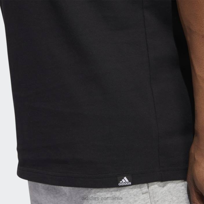 Adidas tricou dynamic sport cu buzunar grafic negru adidas bărbați negru 2JBN14808