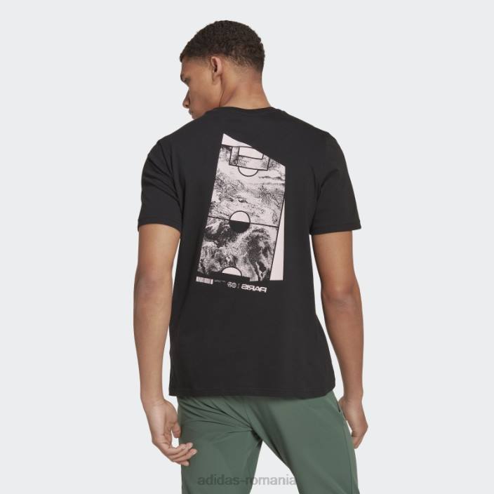 Adidas tricou grafic paris negru adidas bărbați negru 2JBN15009