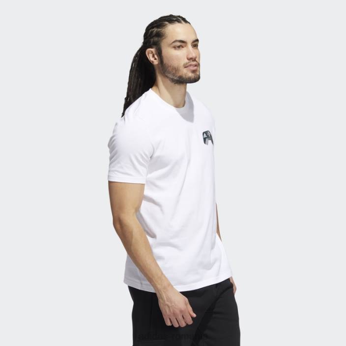 Adidas tricou grafic pentru jocuri color-shift alb adidas bărbați alb 2JBN5352