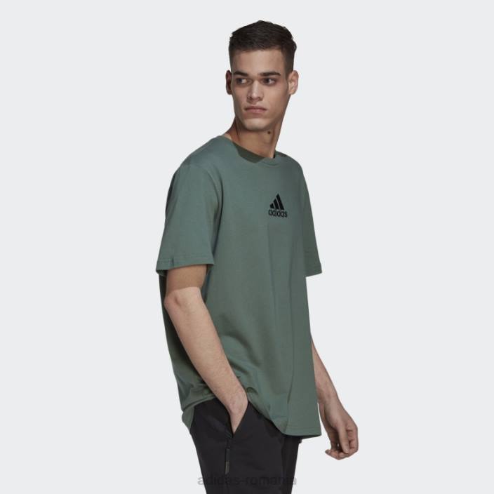 Adidas tricou grafic verde oxid natura adidas bărbați oxid verde 2JBN6855