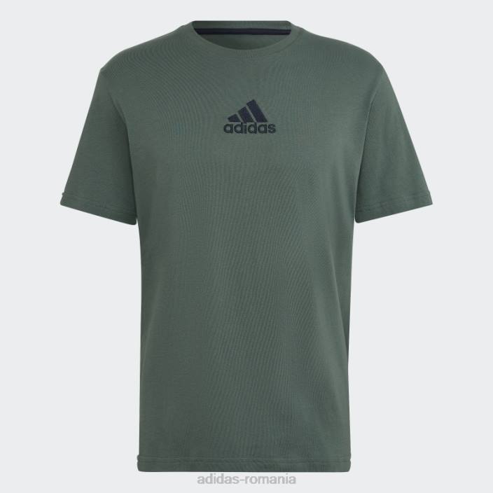 Adidas tricou grafic verde oxid natura adidas bărbați oxid verde 2JBN6855