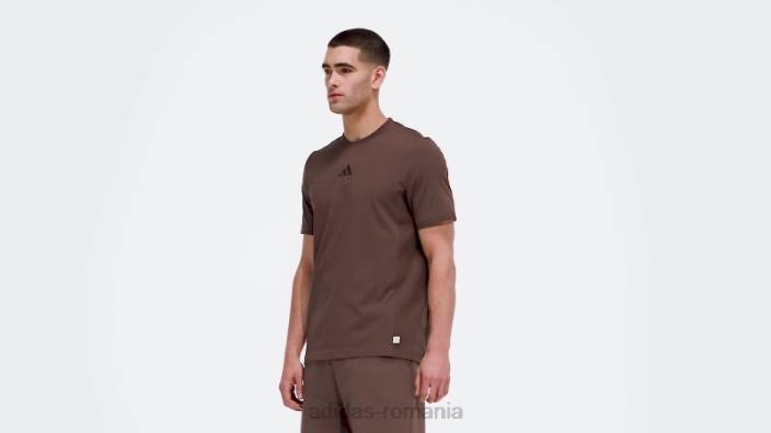 Adidas tricou maro studio lounge bărbați maro 2JBN14669