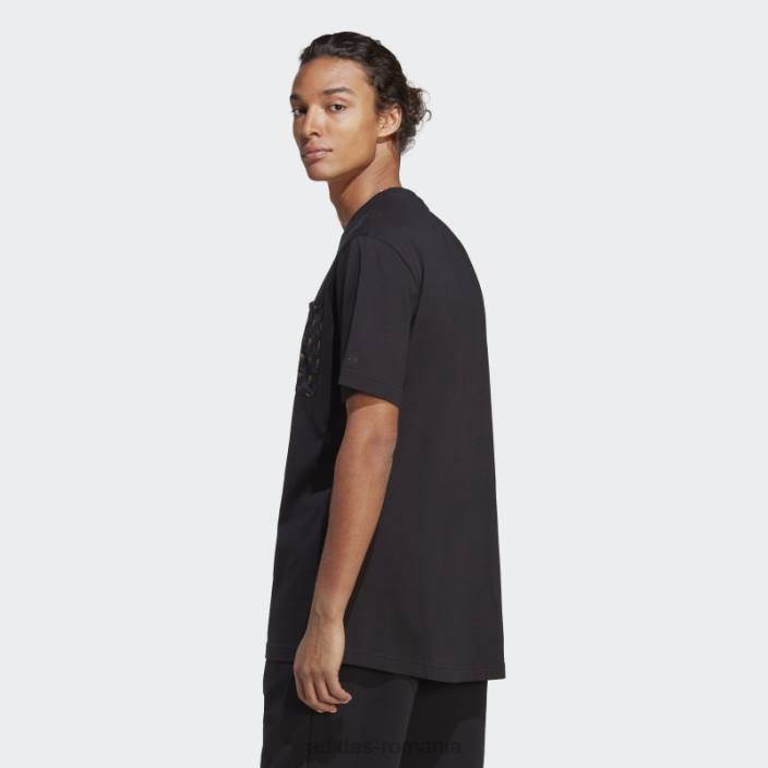 Adidas tricou negru all szn x logomania adidas bărbați negru 2JBN14469