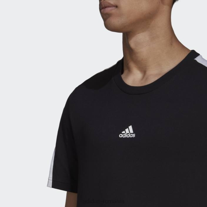 Adidas tricou negru cu 3 dungi icoane viitoare bărbați negru 2JBN6685