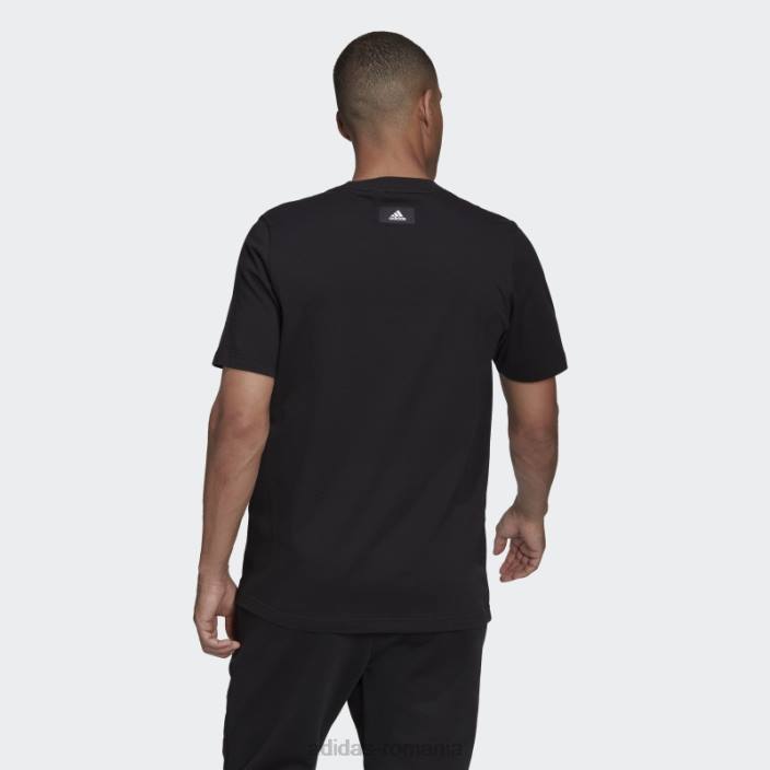 Adidas tricou negru cu logo adidas future icons bărbați negru/y-3 alb 2JBN6963