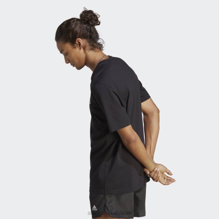Adidas tricou negru cu logo mic brodat din tricou unic adidas bărbați negru 2JBN801